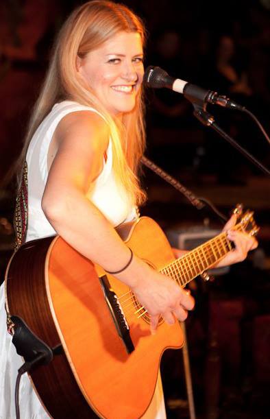 Katie McD performing Celtic music